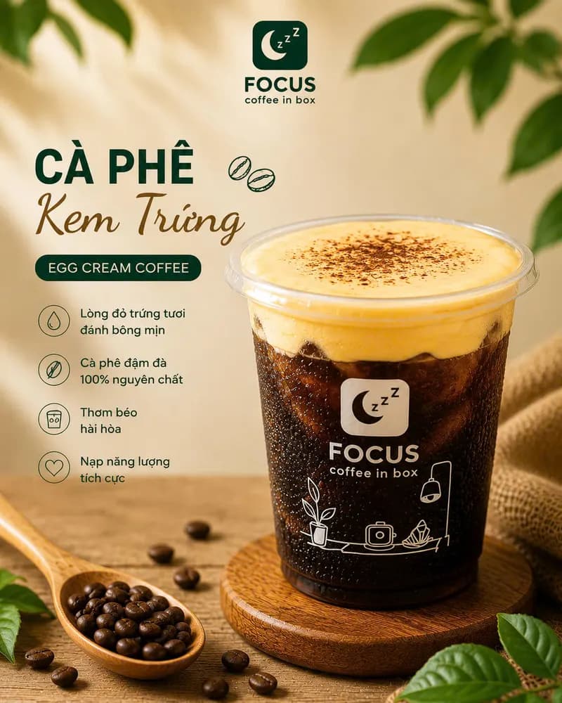 Cà phê kem trứng — 39k