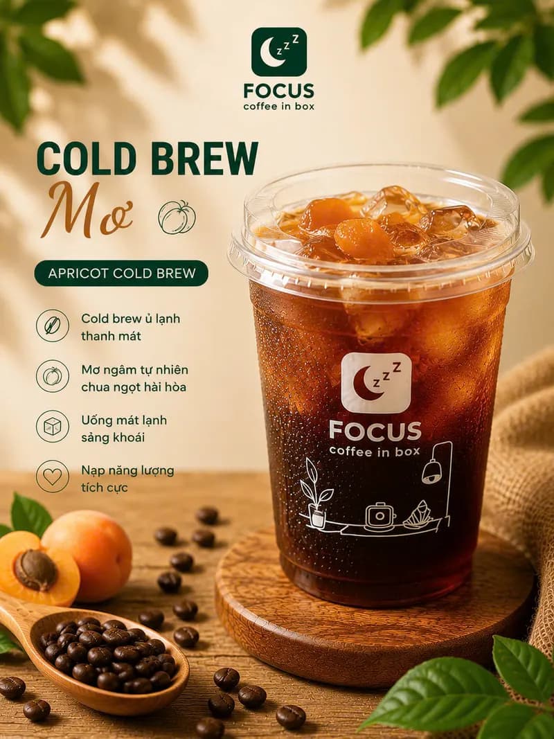 Cold brew mơ — 39k