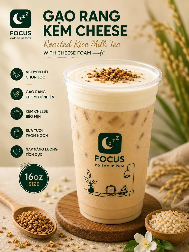 Gạo rang kem cheese — 49k