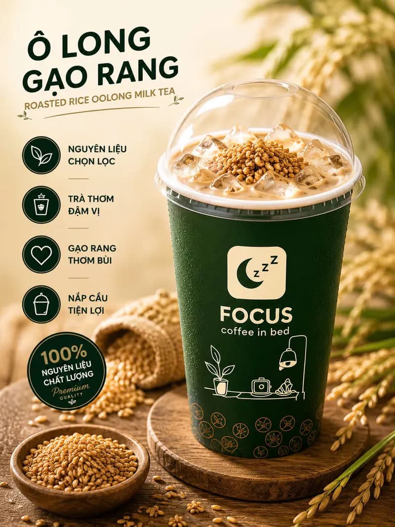 Ô long gạo rang — 39k