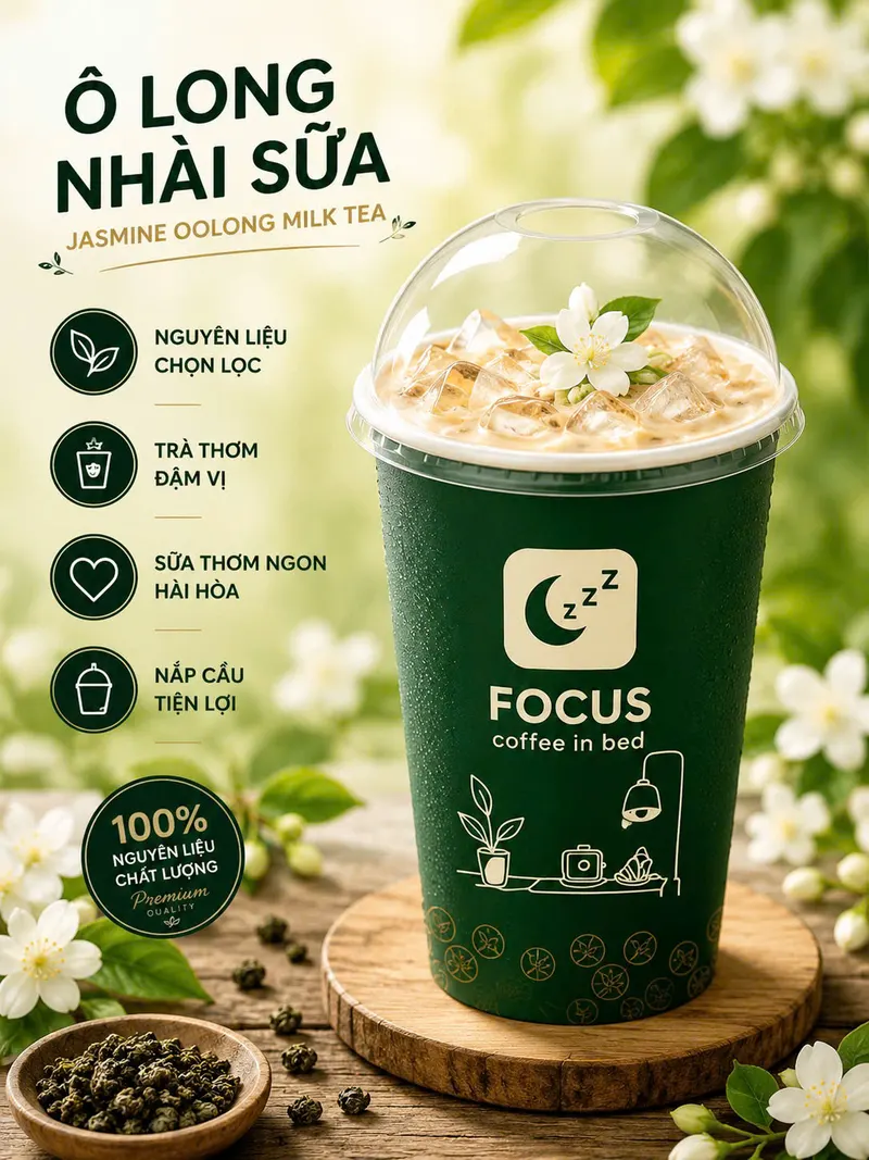 Ô long nhài sữa — 39k